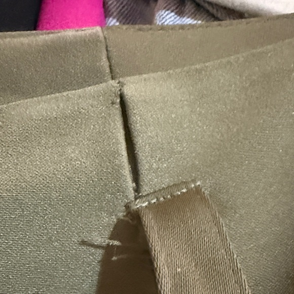 Robert Louis Olive Wide Leg Pants - Picture 3 of 7